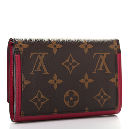 Louis Vuitton Monogram Flore Compact Wallet Fuchsia 3 of 7