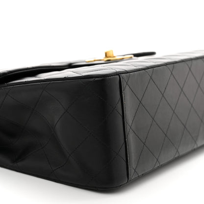 Chanel Lambskin Quilted XL Jumbo Single Flap Black 9 of 10