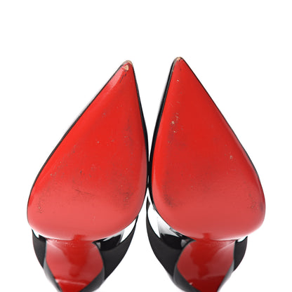 Christian Louboutin Patent Sharpstagram 100 Pumps 38.5 Black 6 of 10