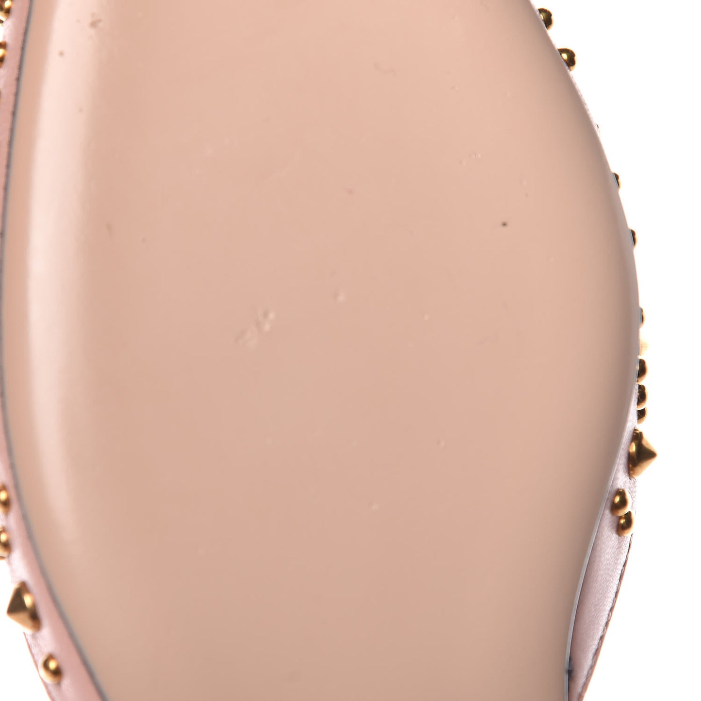 Malaga Kid Studded Pointed Toe Unia Flats 38.5 Perfect Pink