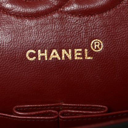 Chanel Lambskin Quilted Medium Double Flap Black 6 of 10