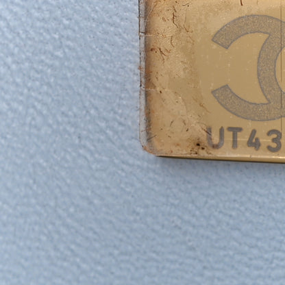 Chanel Caviar Quilted Retro Twist Top Handle Flap Light Grey 7 of 11