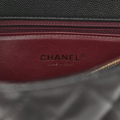 Chanel Caviar Quilted Small Coco Handle Flap Black 6 of 9