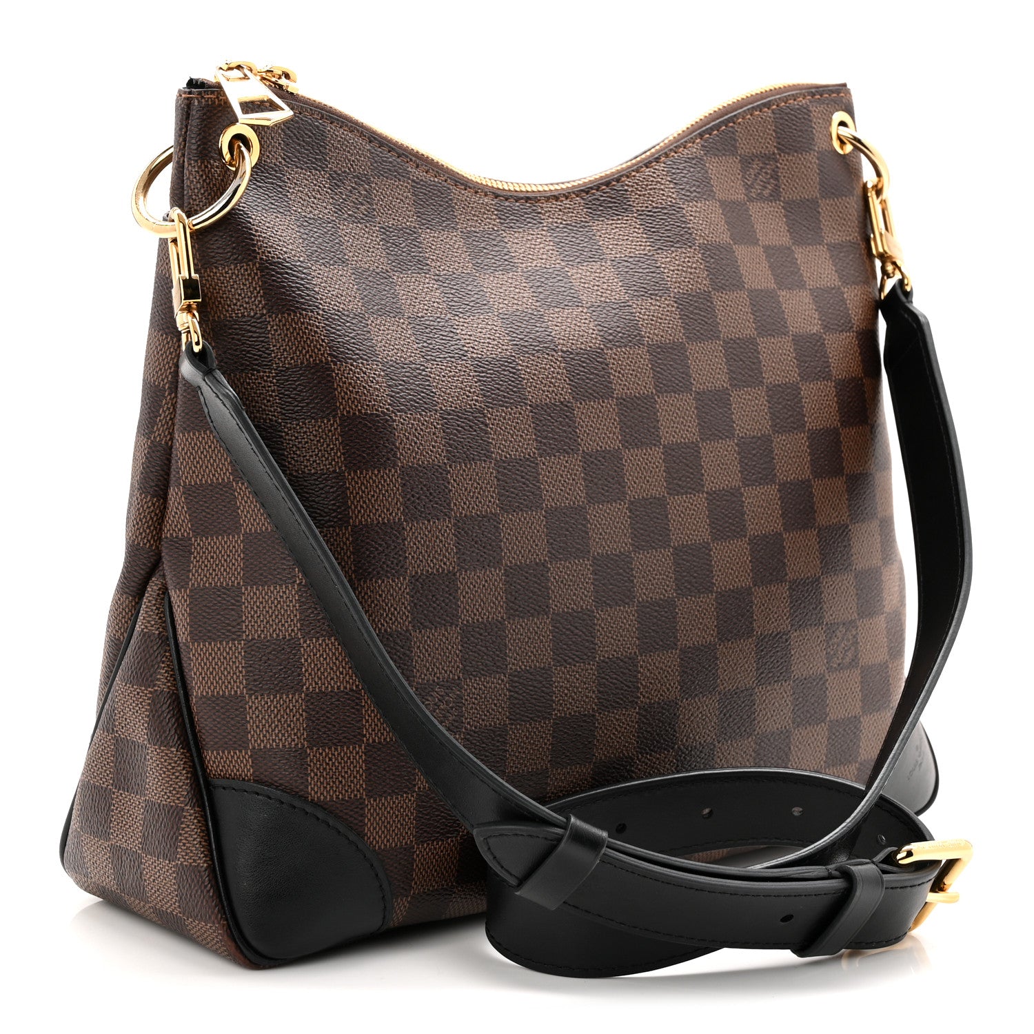 Louis Vuitton Damier Ebene Odeon MM Black 3 of 10