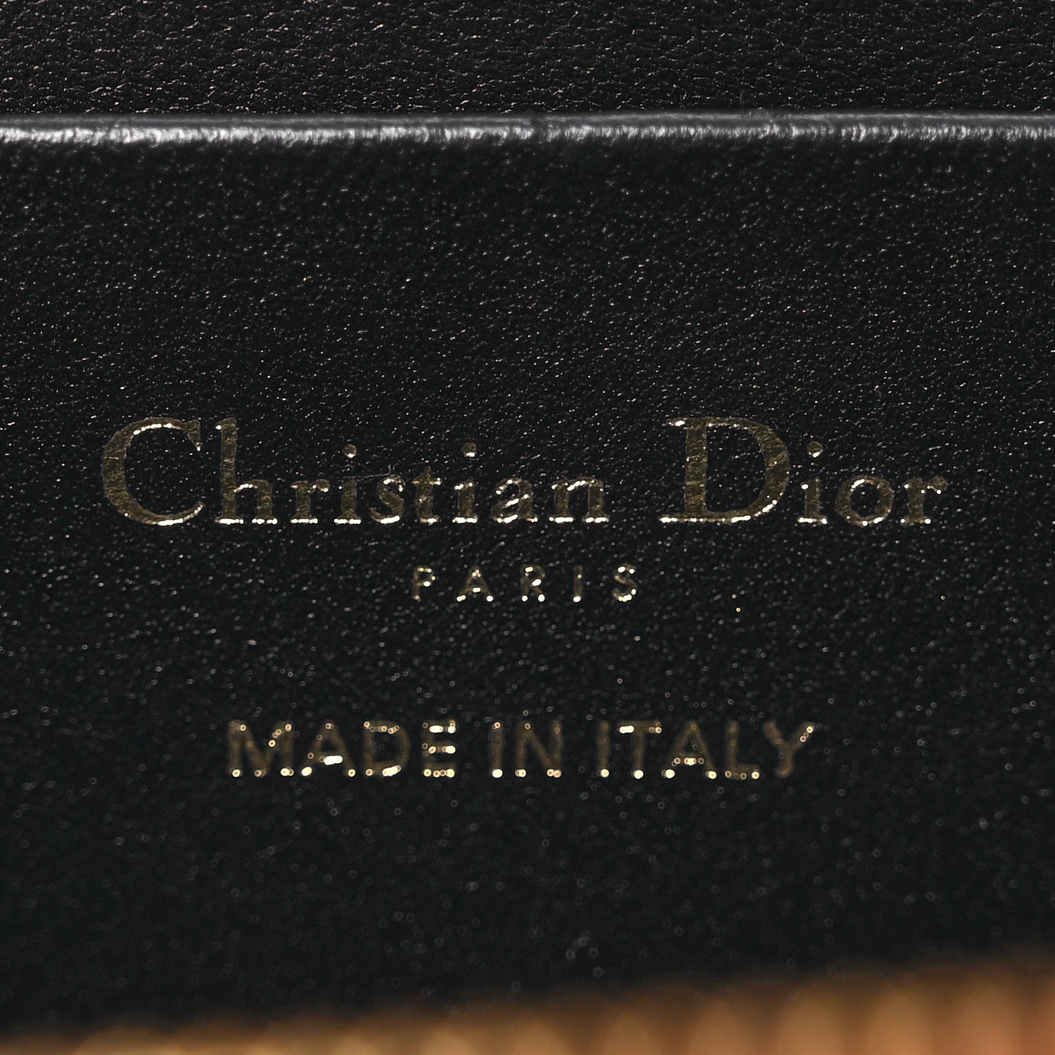 Christian Dior Lambskin Macrocannage Mini Caro Vanity Case Black 6 of 14