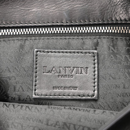 Lanvin Calfskin Medium Happy Shoulder Bag Black 5 of 8