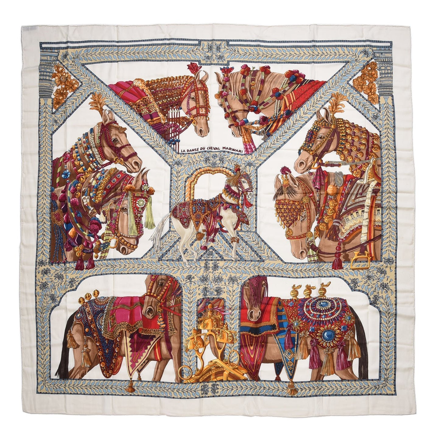 Cashmere Silk La Danse Du Cheval Shawl 140