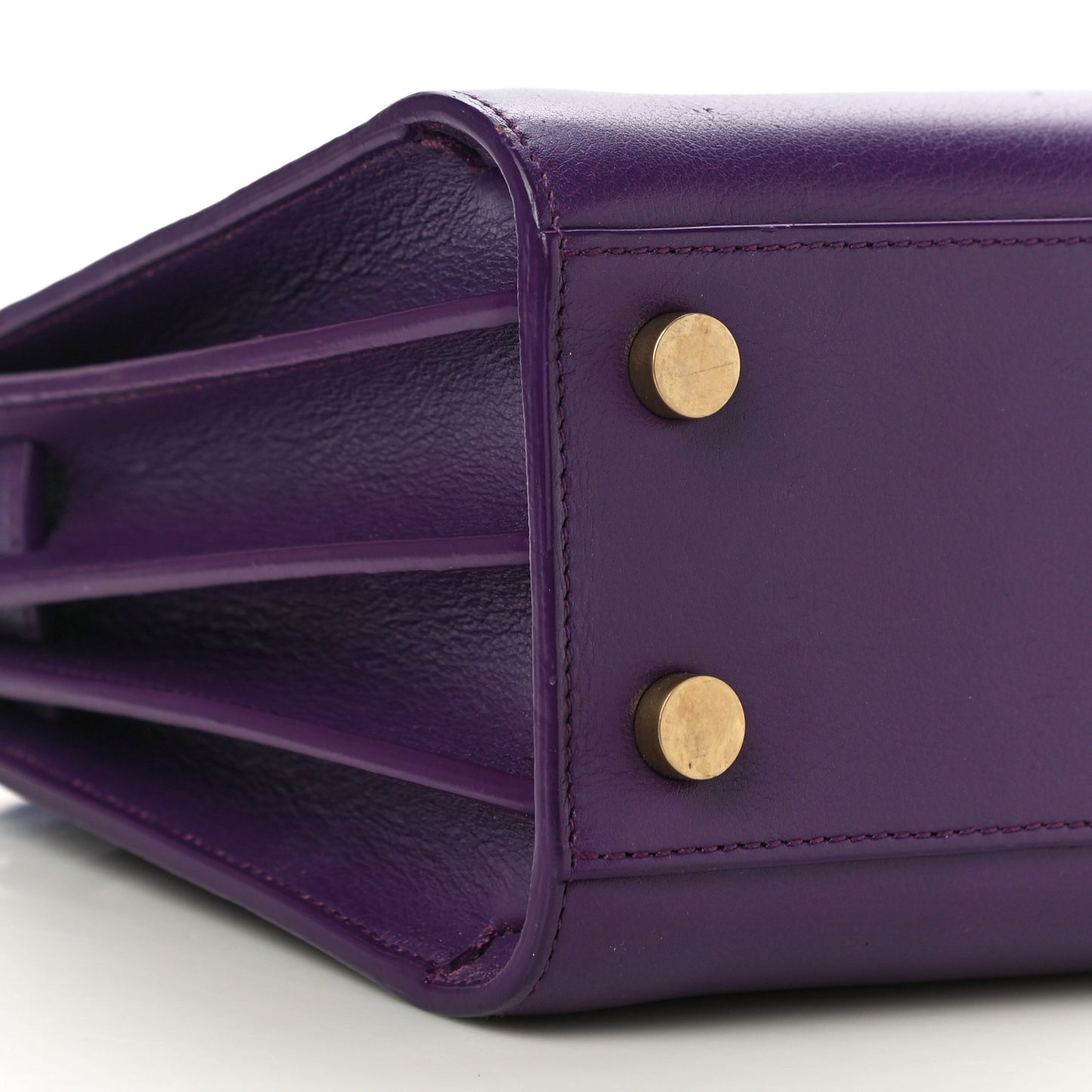 Calfskin Nano Sac De Jour Purple