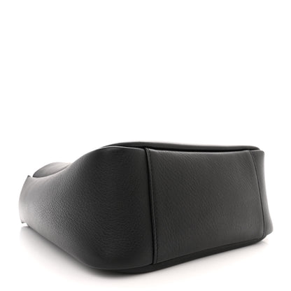 Saint Laurent Smooth Calfskin Small Le 5 A 7 Soft Hobo Black 4 of 10