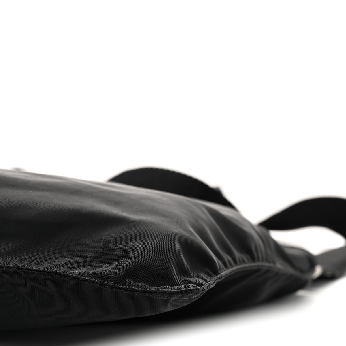 Prada Nylon Vela Flat Messenger Bag Black 9 of 9