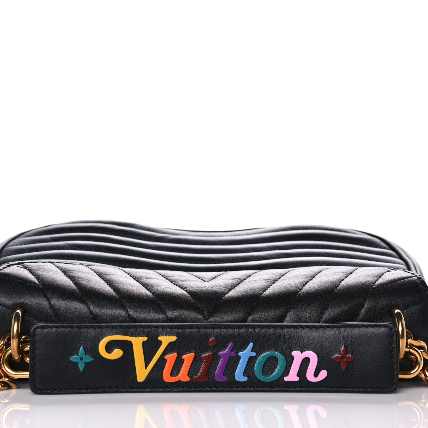 Calfskin New Wave Chain MM Black