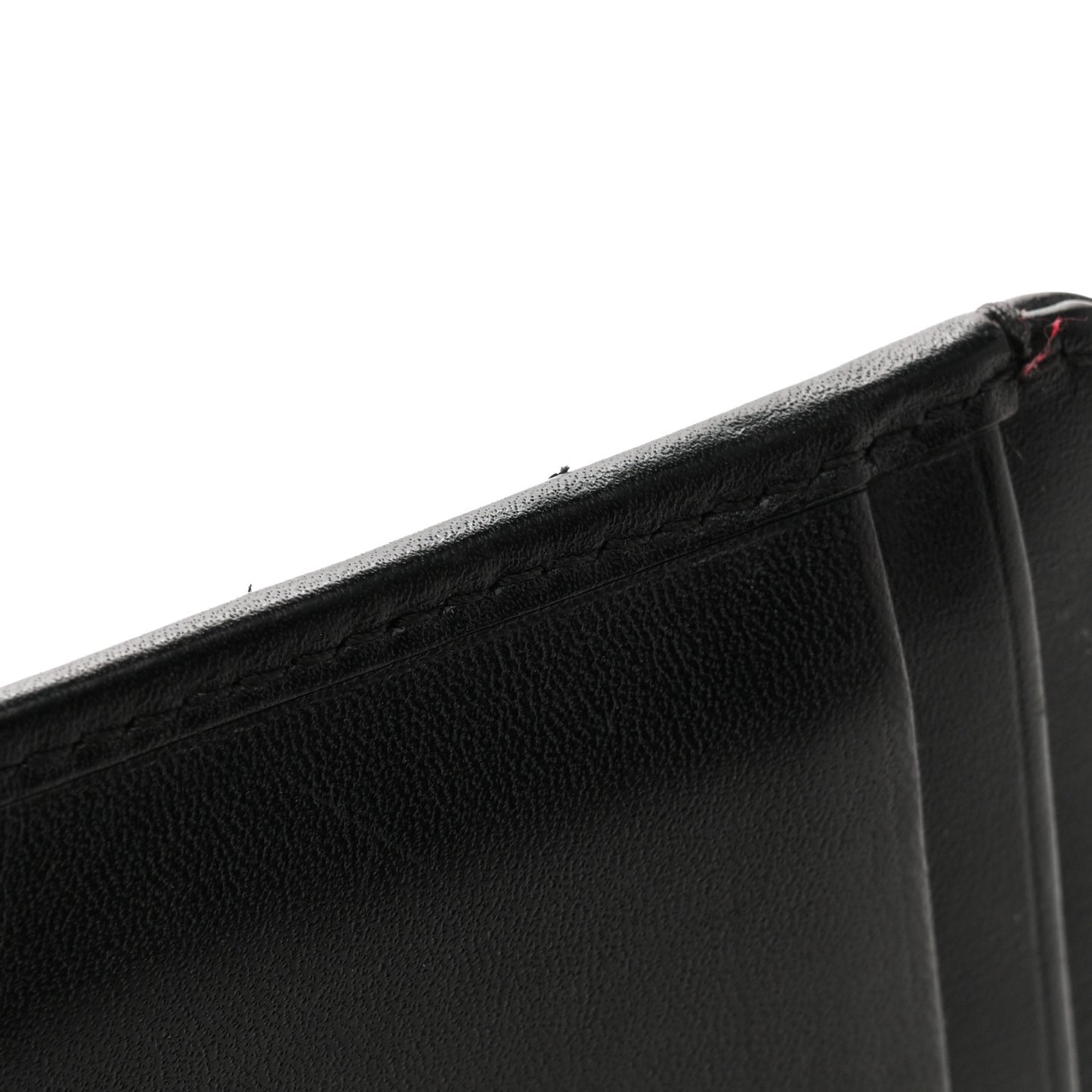 Calfskin Cambon Card Holder Black