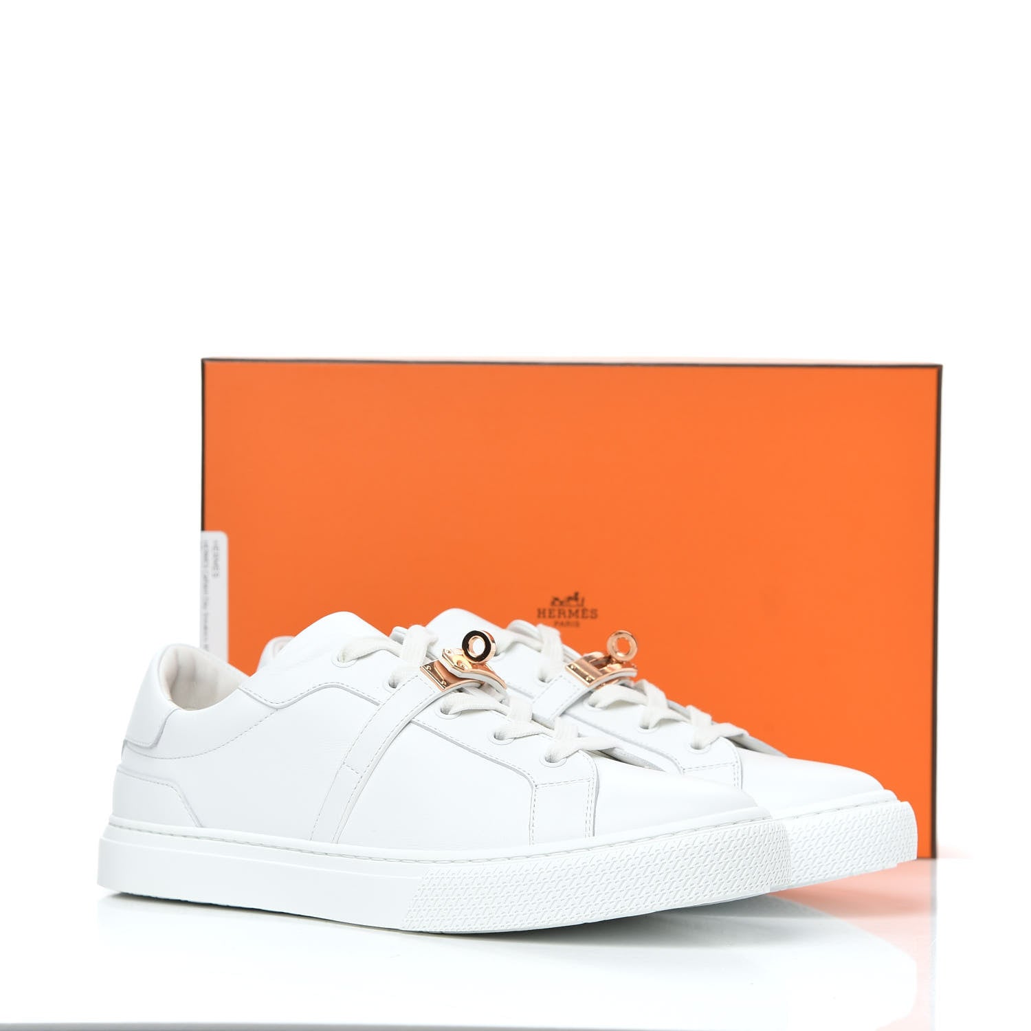 Hermes Calfskin Day Sneakers 40 White 15 of 15