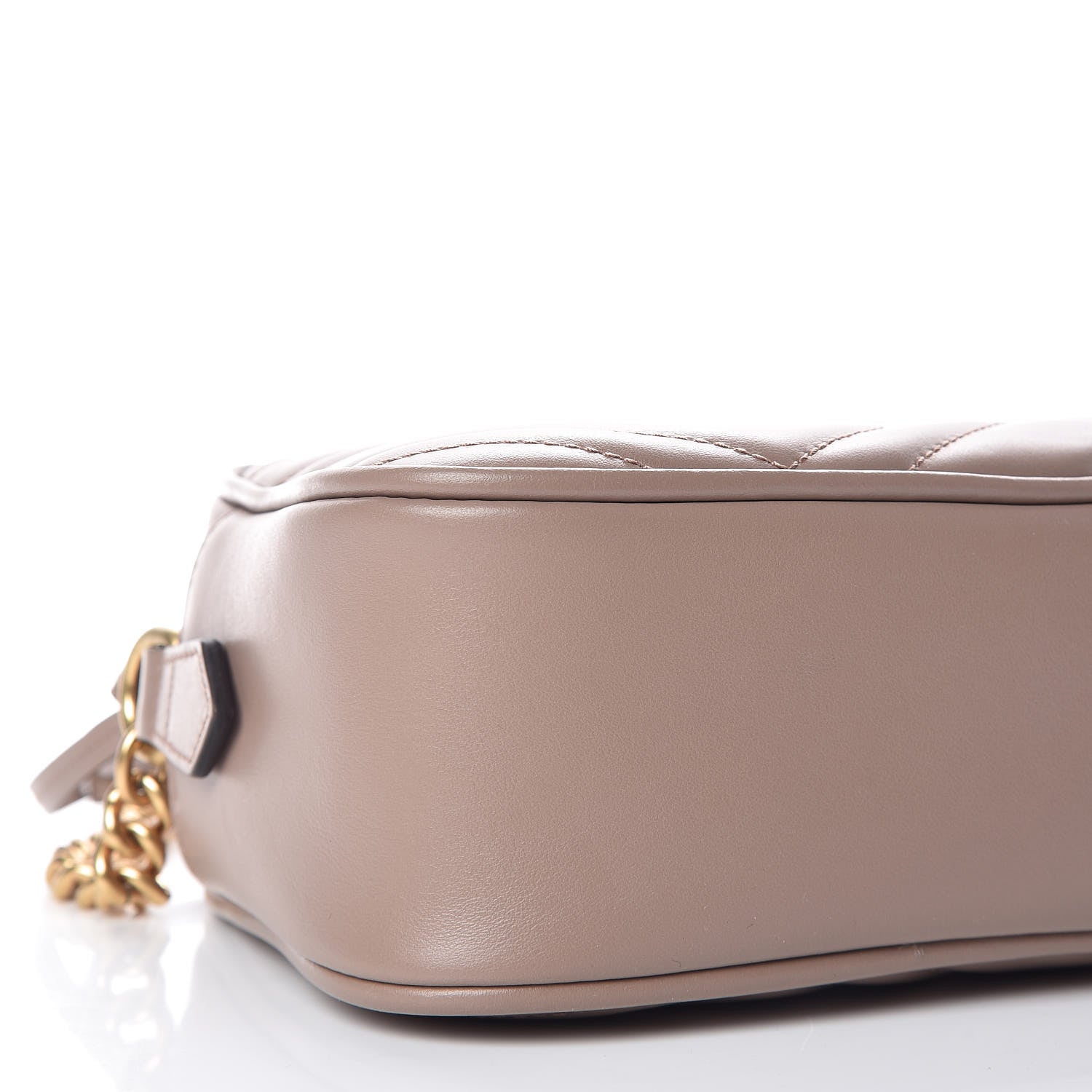 Gucci Calfskin Matelasse Small GG Marmont Chain Shoulder Bag Porcelain Rose 5 of 9