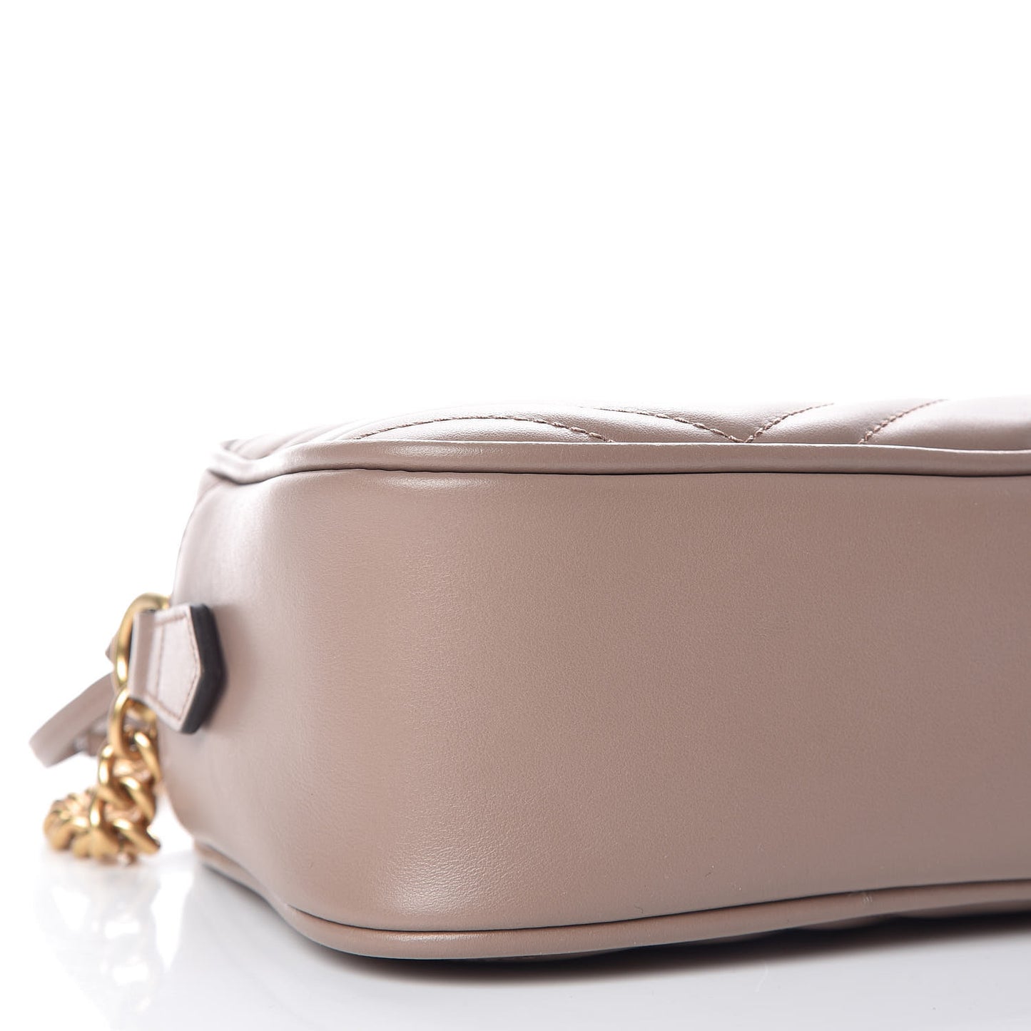 Calfskin Matelasse Small GG Marmont Chain Shoulder Bag Porcelain Rose