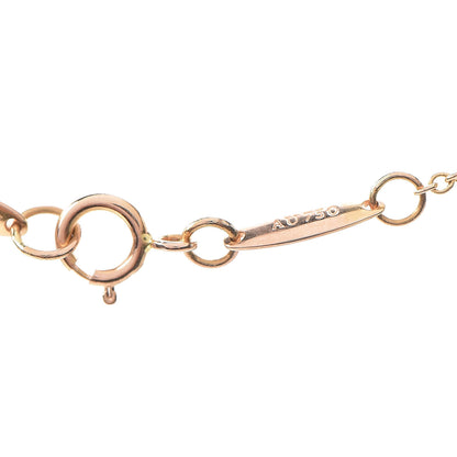 Tiffany 18K Rose Gold Diamond .03ct Elsa Peretti Diamonds by the Yard Pendant Necklace 6 of 8