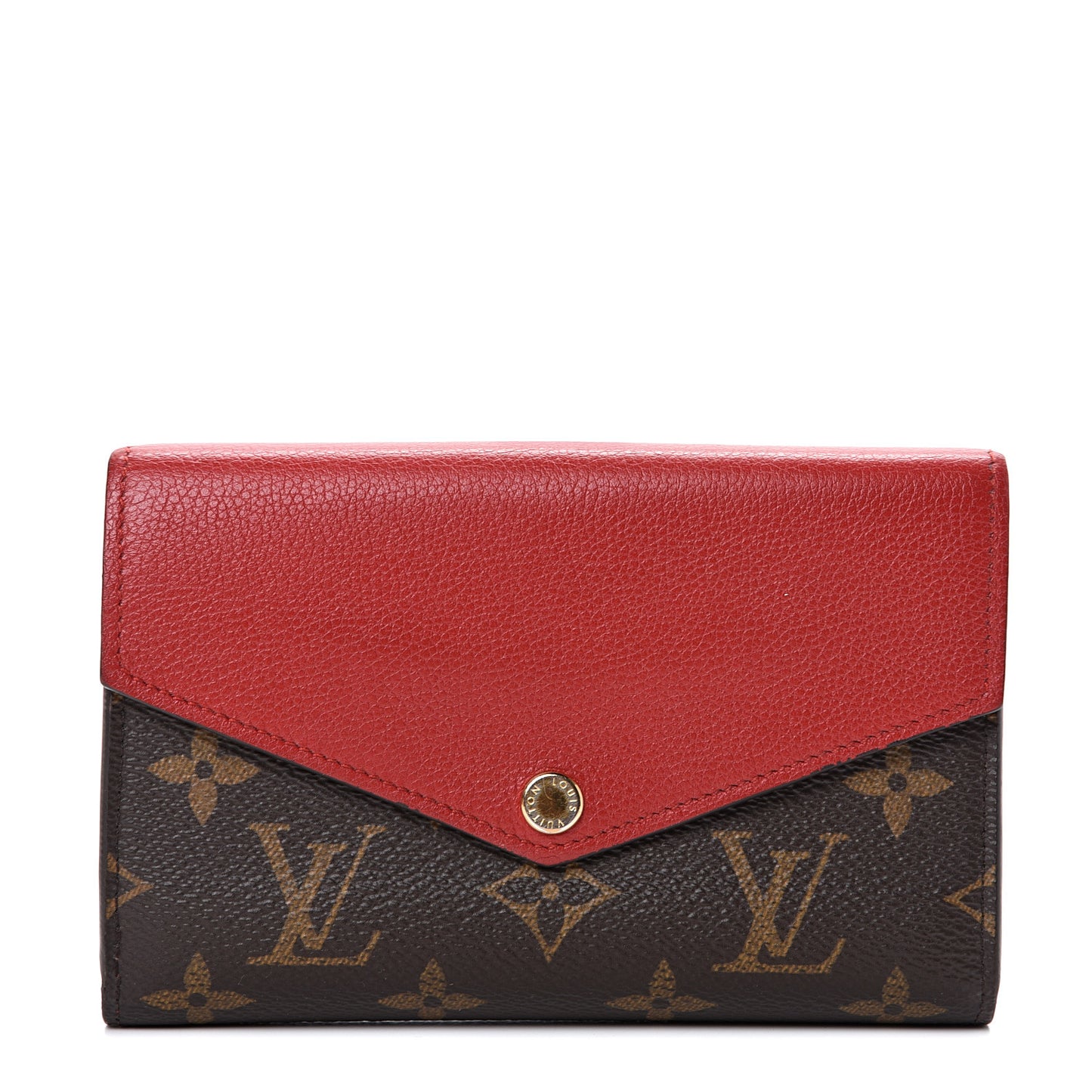 Monogram Pallas Compact Wallet Cherry