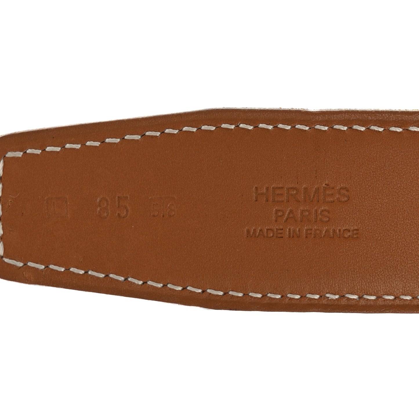 Epsom Swift 32mm H Belt 85 34 Gold Craie