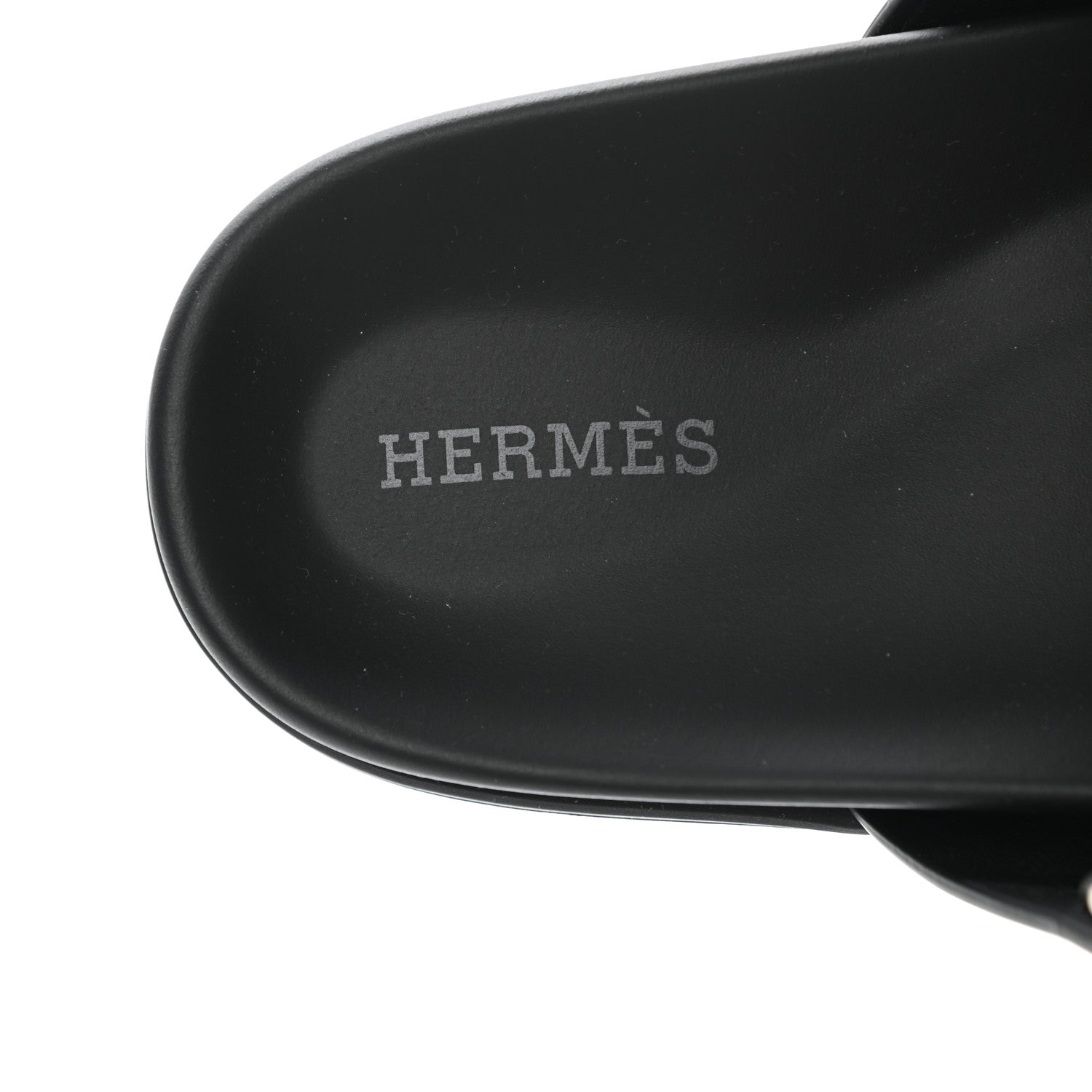 Hermes Calfskin Womens Chypre Sandals 36 Black 7 of 10