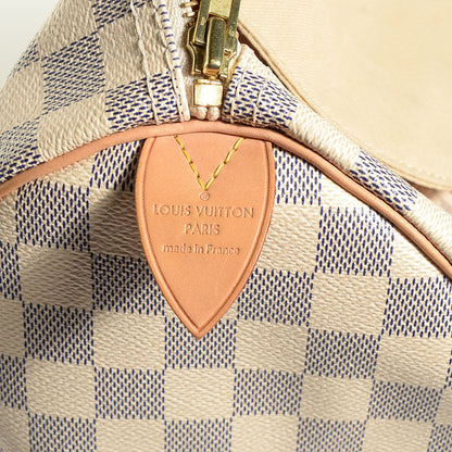 Louis Vuitton Damier Azur Speedy 30 7 of 7