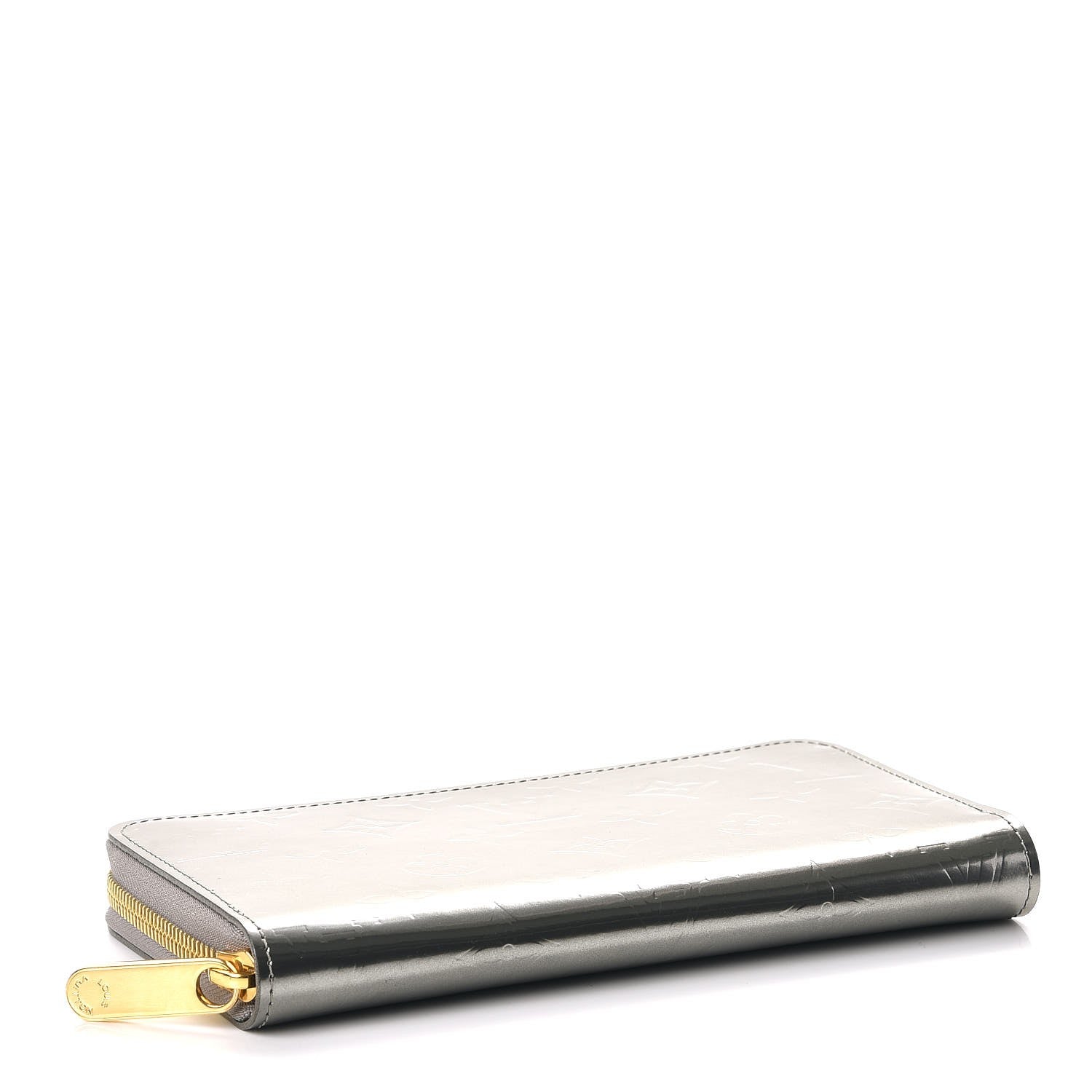 Louis Vuitton Vernis Zippy Wallet Gris Metal 4 of 8