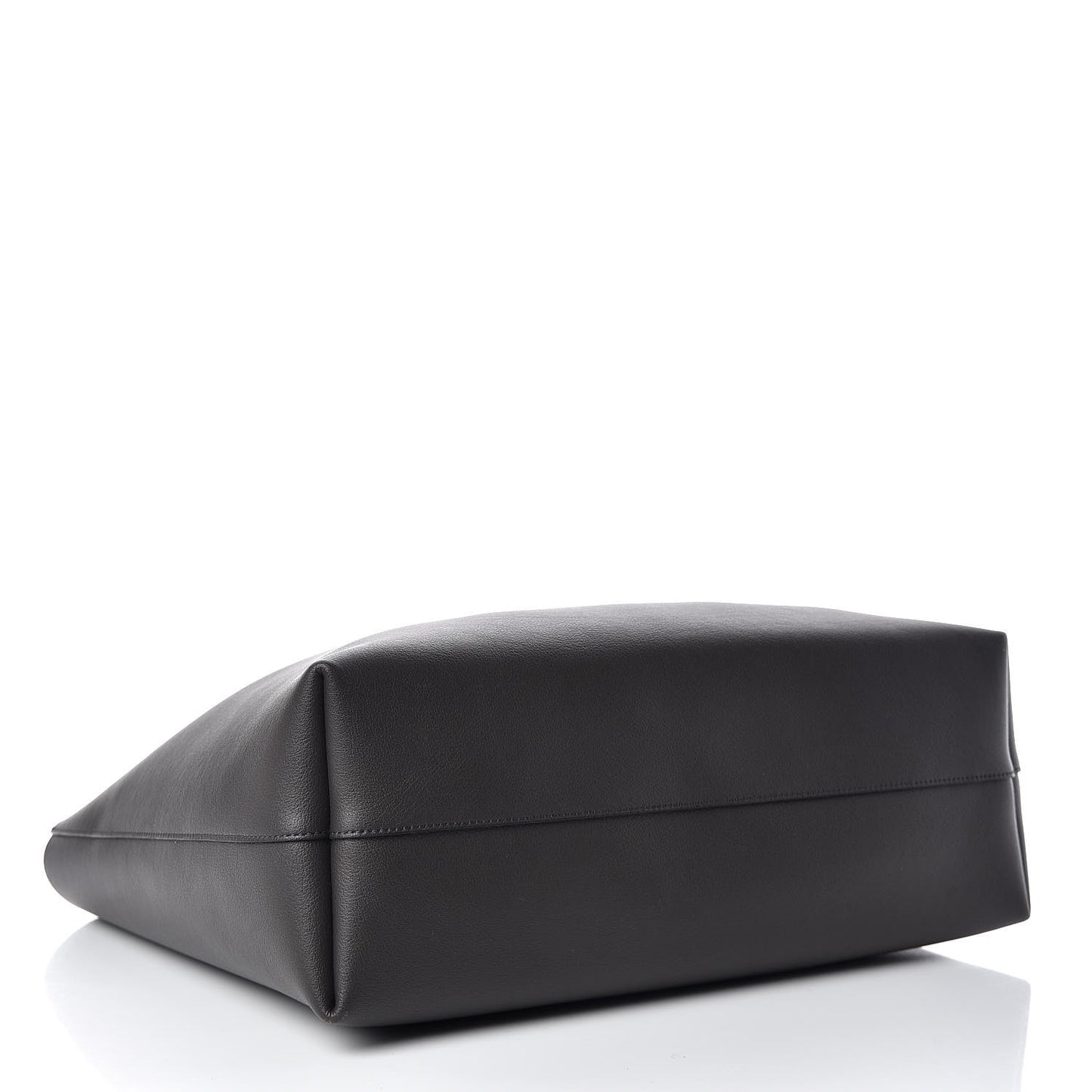 Calfskin Large Shopping Tote Coal
