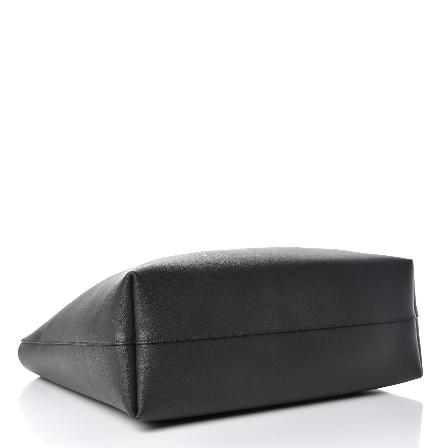 Saint Laurent Calfskin Large Shopping Tote Coal 5 of 13