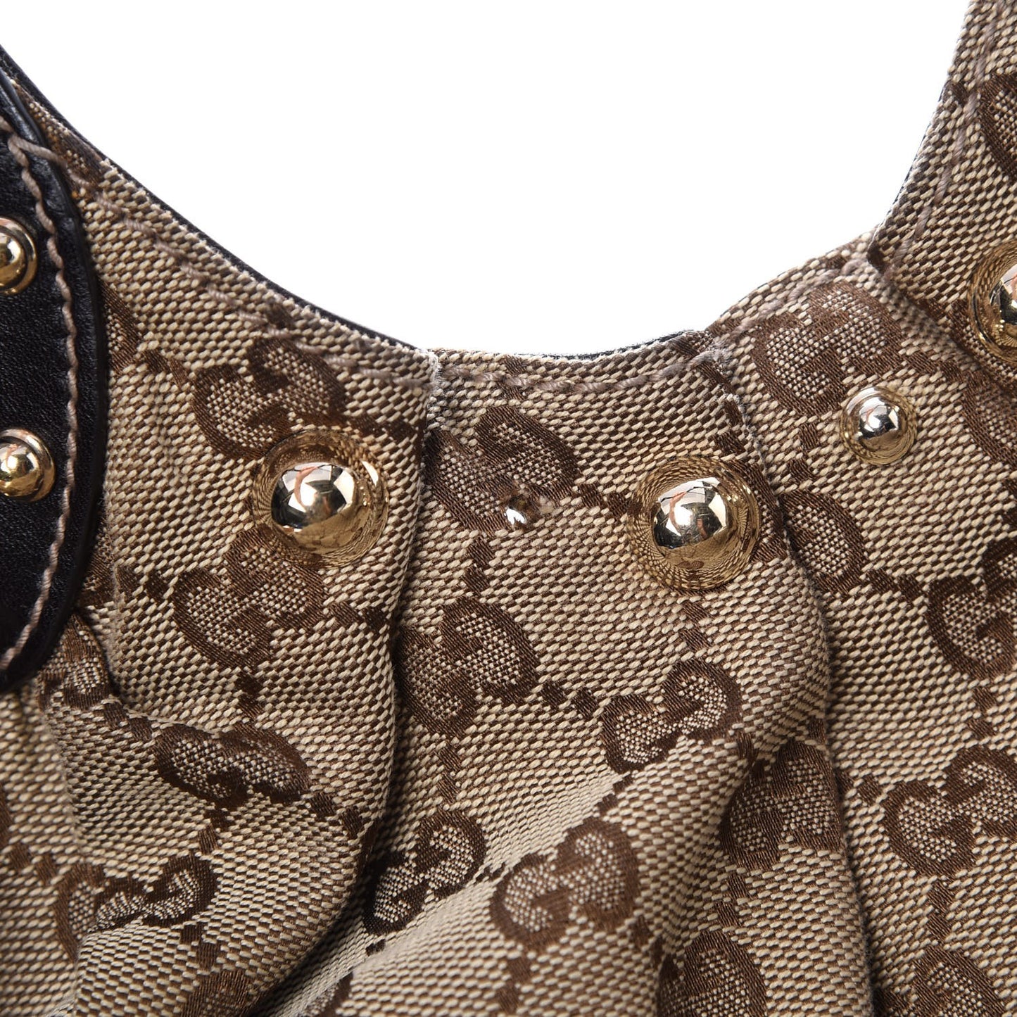 Monogram Studded Pelham Tote Ebony