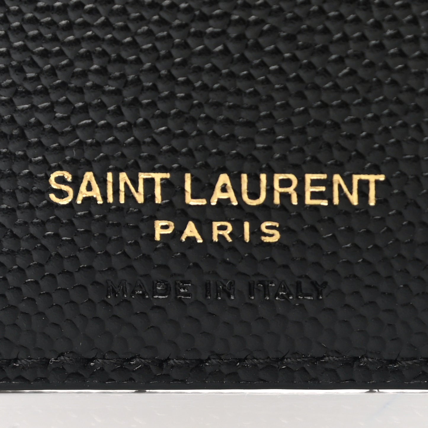 Grain De Poudre Matelasse Chevron Monogram Zipped Card Case Black
