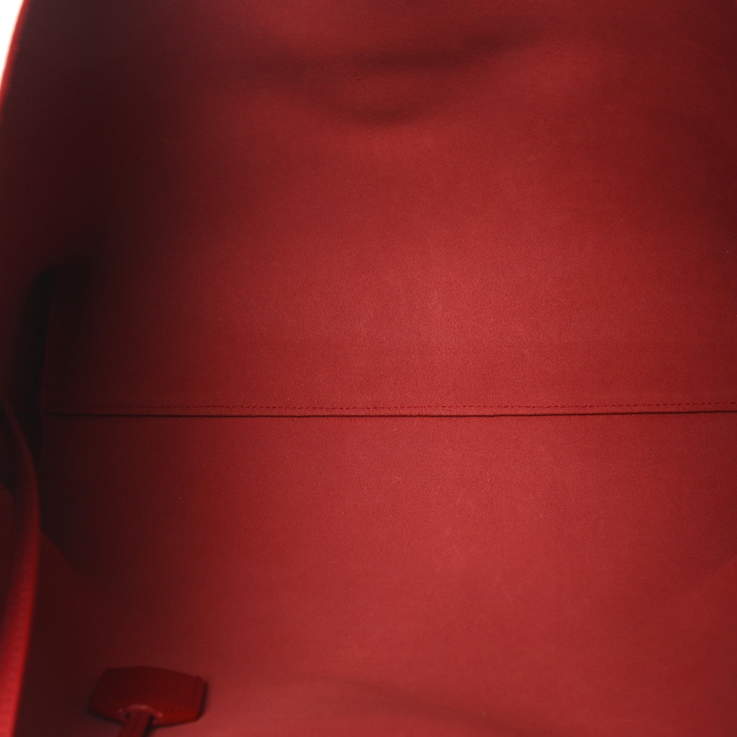 Saint Laurent Calfskin Large Shopping Tote Rouge Eros 6 of 11