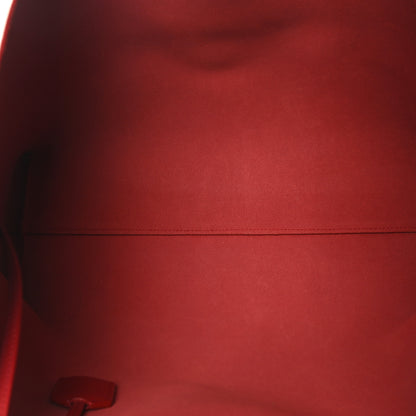 Saint Laurent Calfskin Large Shopping Tote Rouge Eros 6 of 11