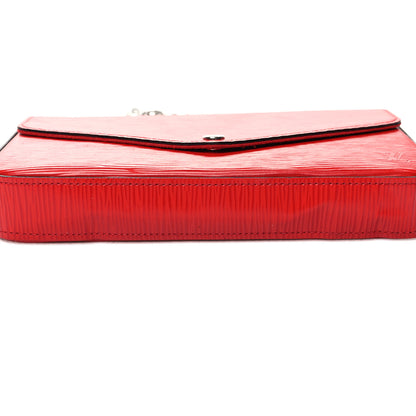 Louis Vuitton Epi Pochette Felicie Coquelicot 15 of 16