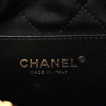 Chanel Shiny Calfskin Quilted Mini Chanel 22 Black 6 of 10