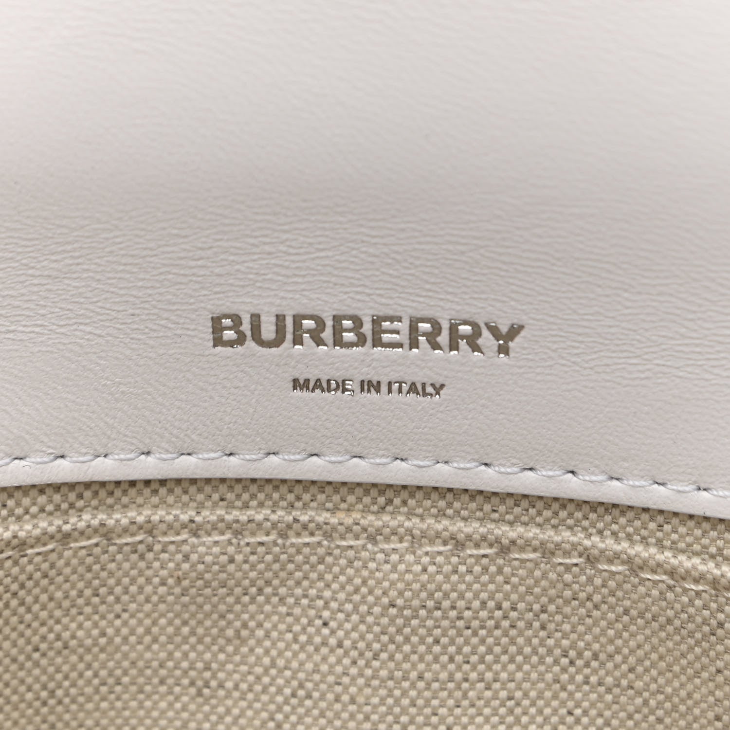 Burberry Woven Calfskin Mini Latticed Lola Bag Black White 6 of 11