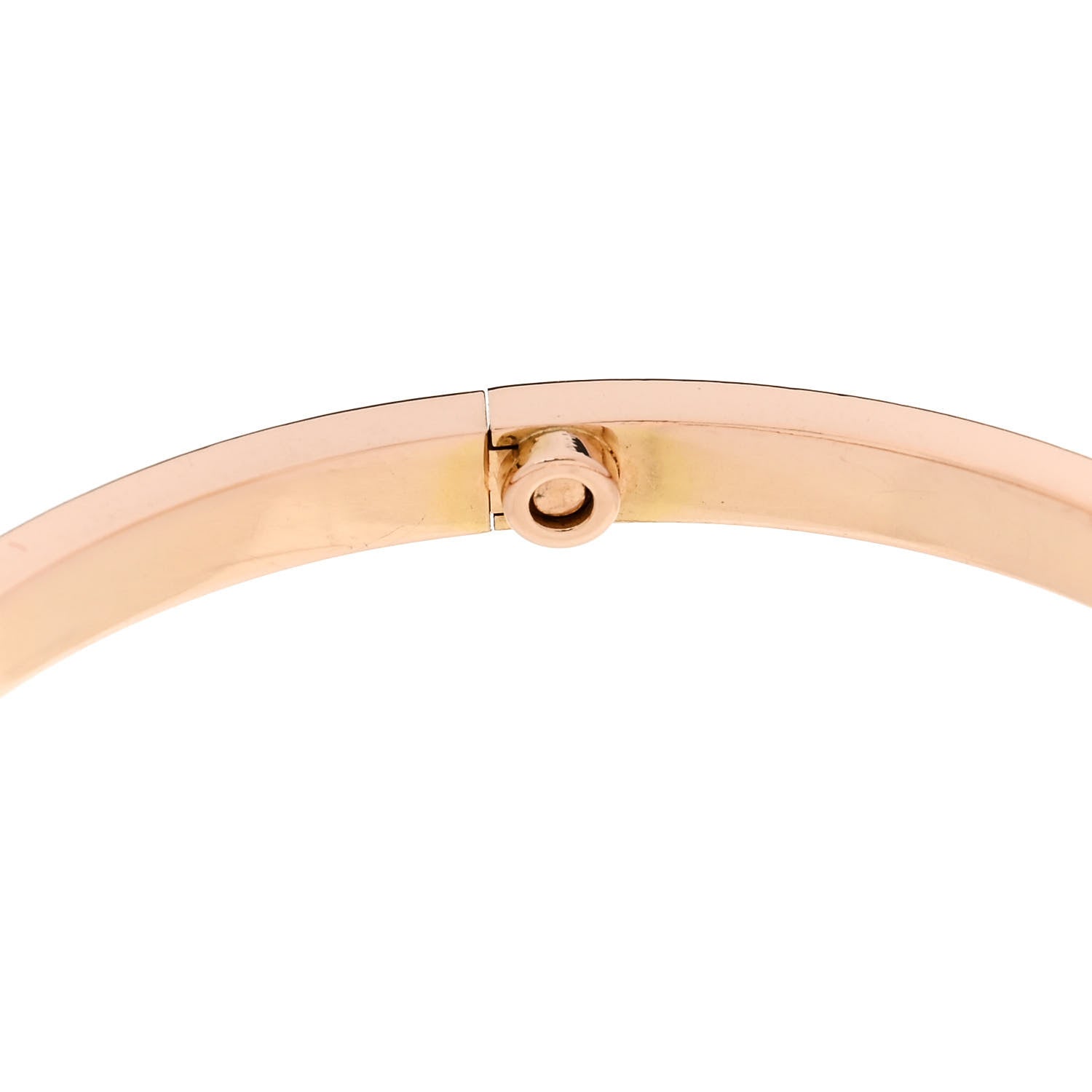 Cartier 18K Pink Gold Small LOVE Bracelet 17 7 of 8