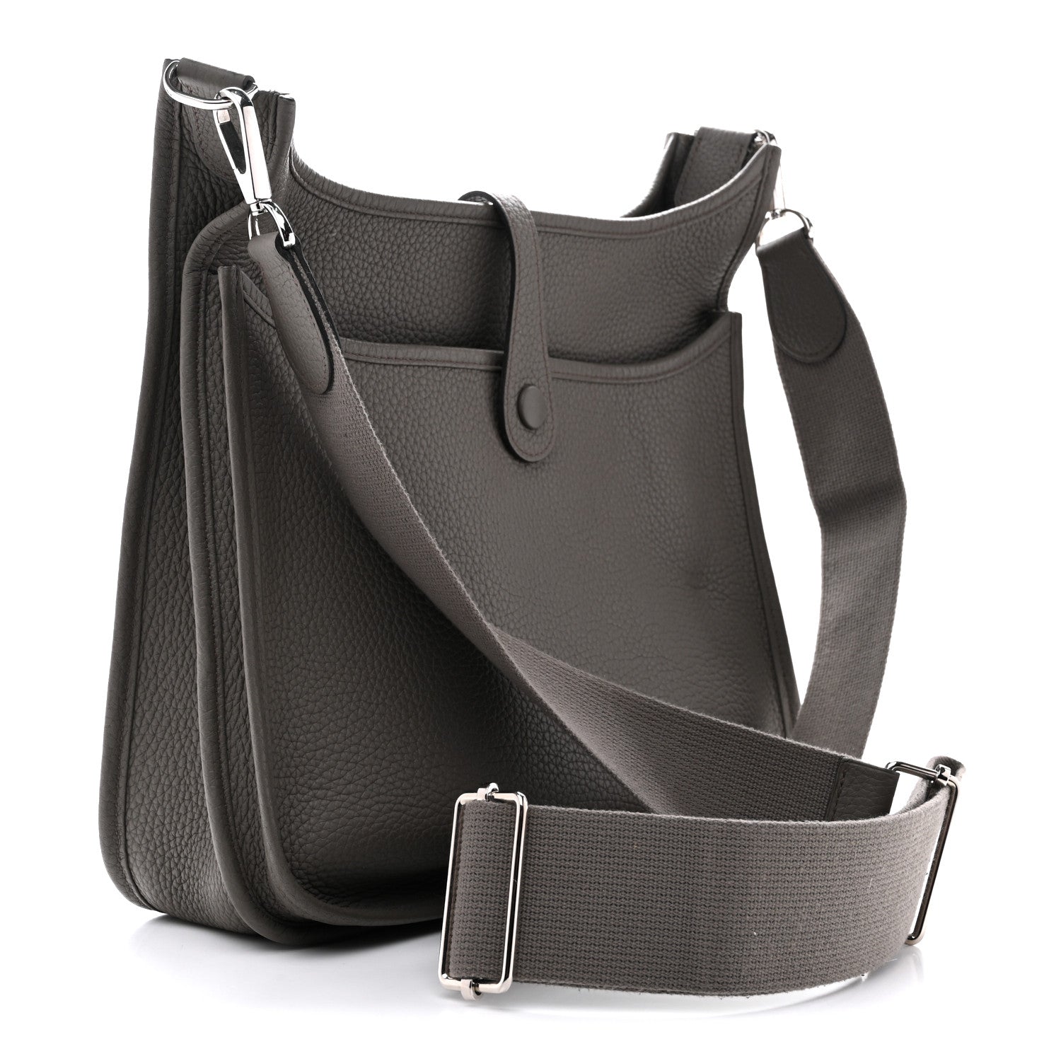 Hermes Taurillon Clemence Evelyne III PM Etain 3 of 10