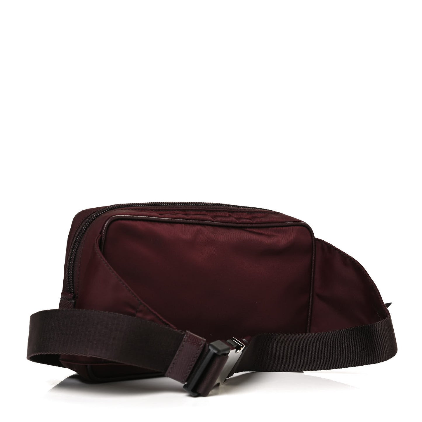 Re-Nylon Saffiano Belt Bag Z Bordeaux