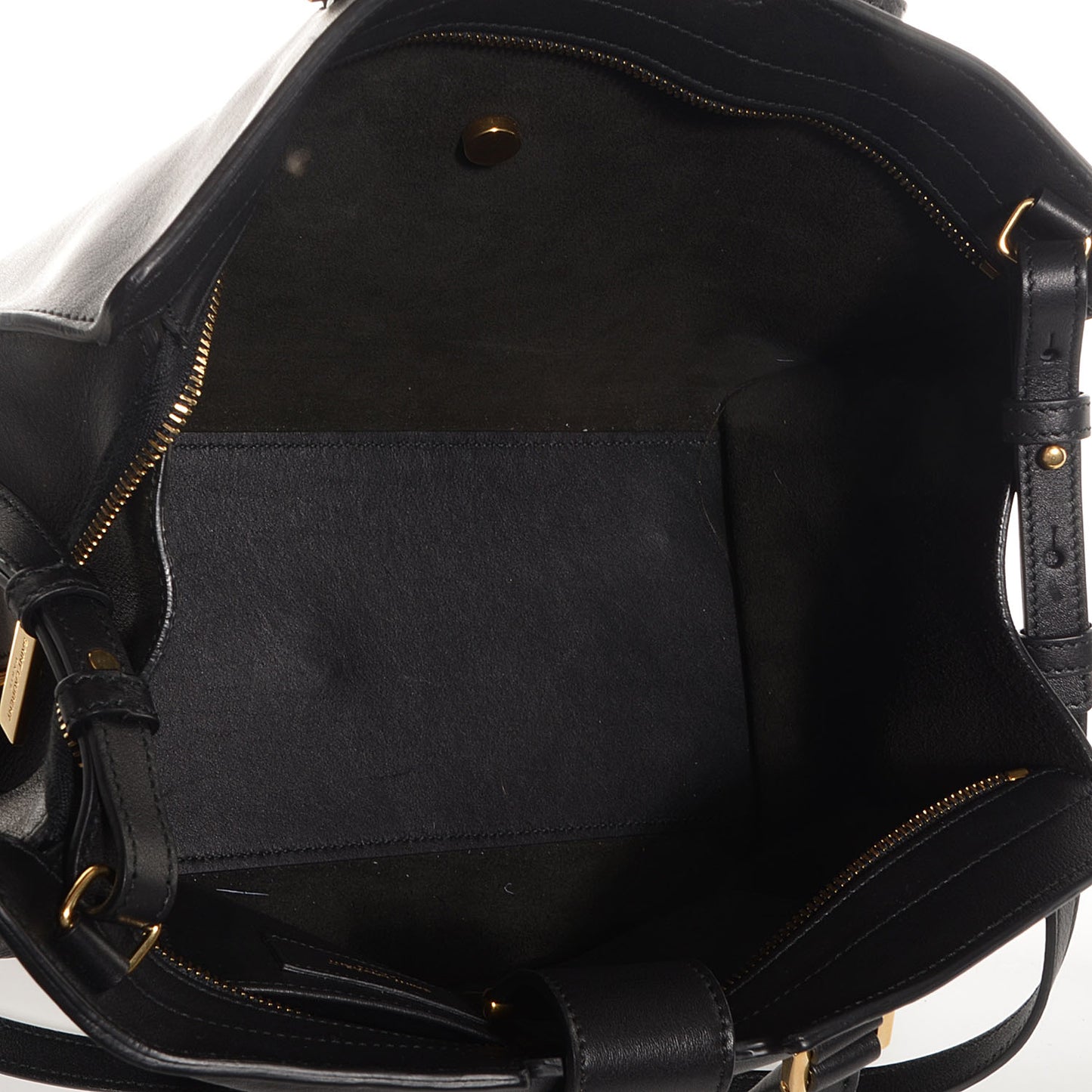 Calfskin Small Classic Y Cabas Black