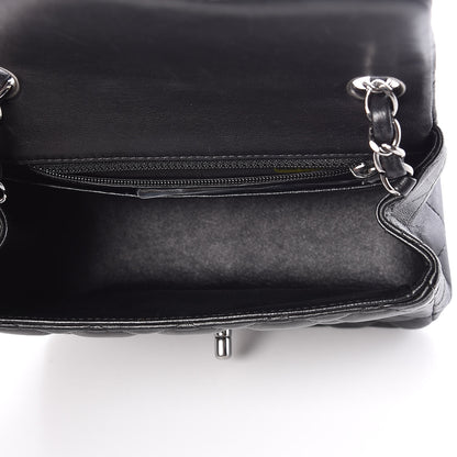 Chanel Lambskin Quilted Mini Square Flap Black 5 of 15