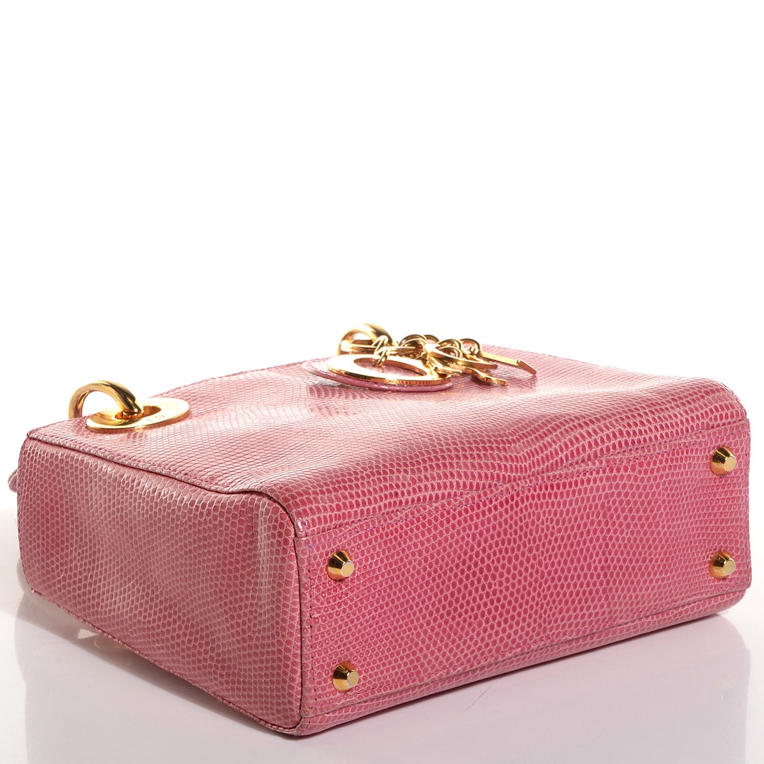 Christian Dior Lizard Mini Lady Dior Pink 4 of 7