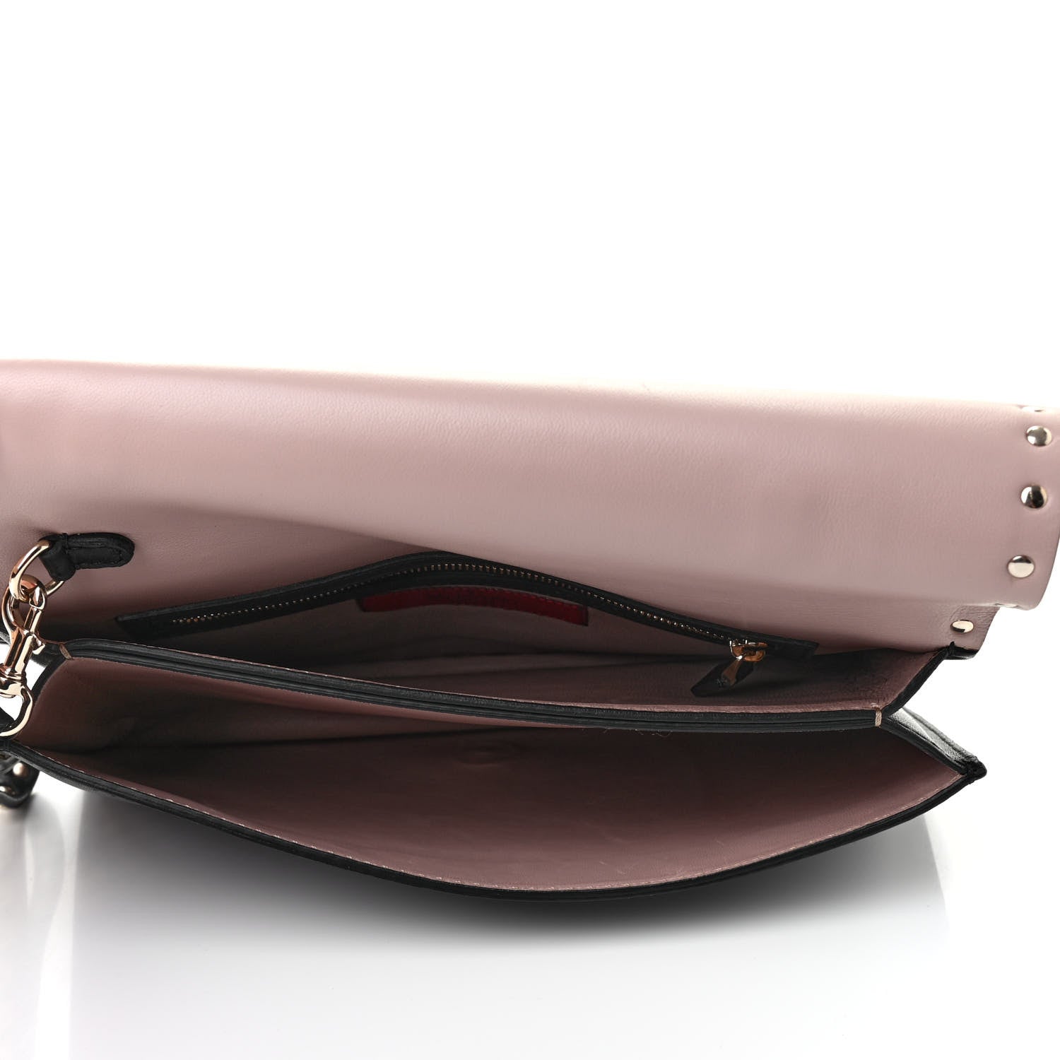 Valentino Garavani Nappa Rockstud Wristlet Clutch Black 5 of 8
