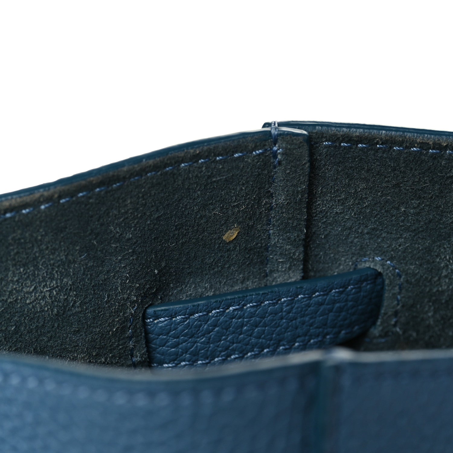 Celine Soft Grained Calfskin Small Belt Cabas Phantom Blue 7 of 7