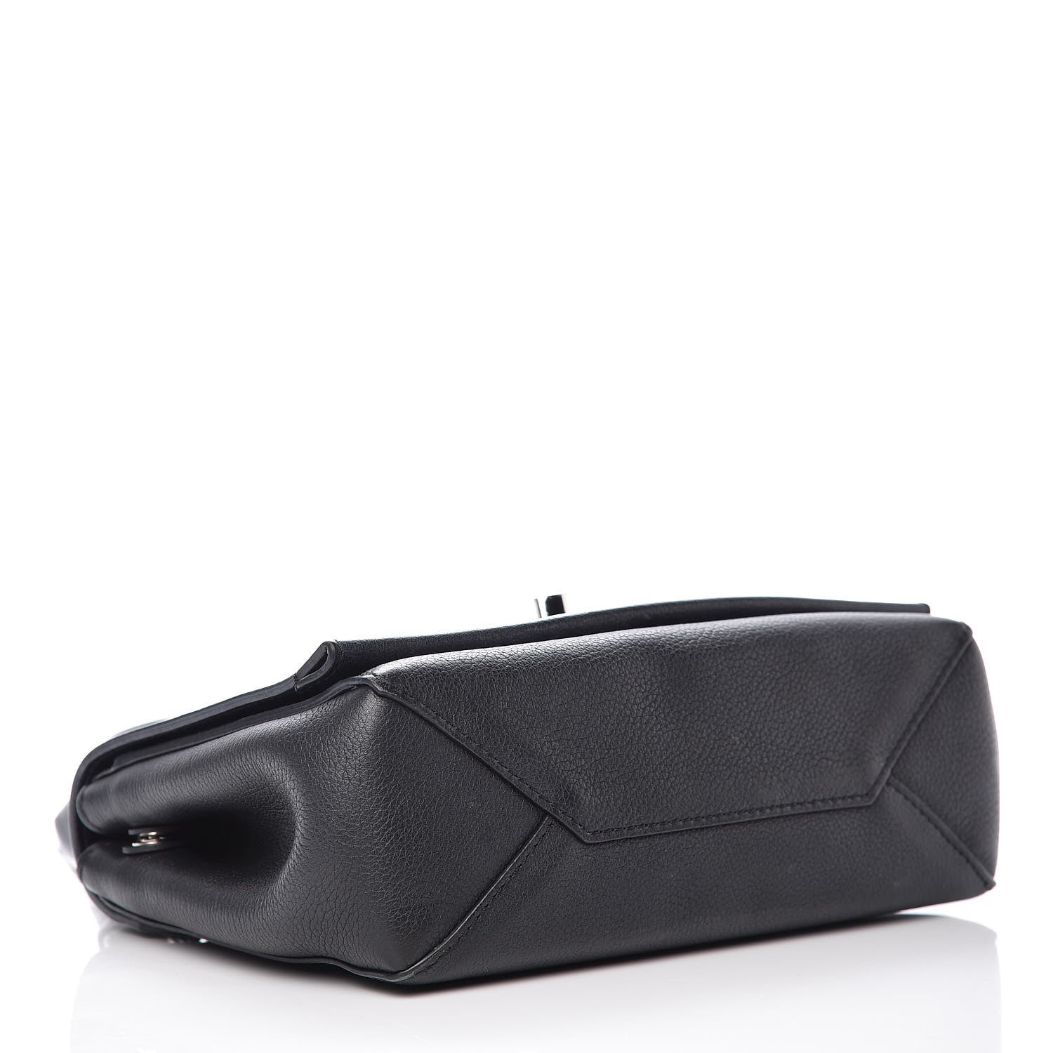 Louis Vuitton Calfskin Lockme II Chain Bag BB Black 4 of 10