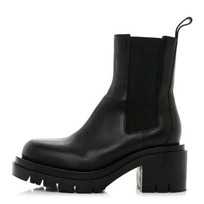 Bottega Veneta Calfskin The Lug Chelsea 30/70mm Ankle Boots 39 Black 1 of 12