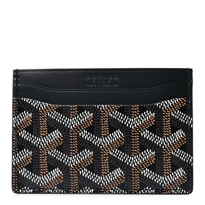 Goyard Goyardine Saint Sulpice Card Holder Black 1 of 7