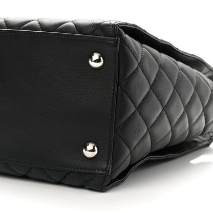 Chanel Calfskin Quilted Large Chic and Soft Shopping Tote Black 11 of 11