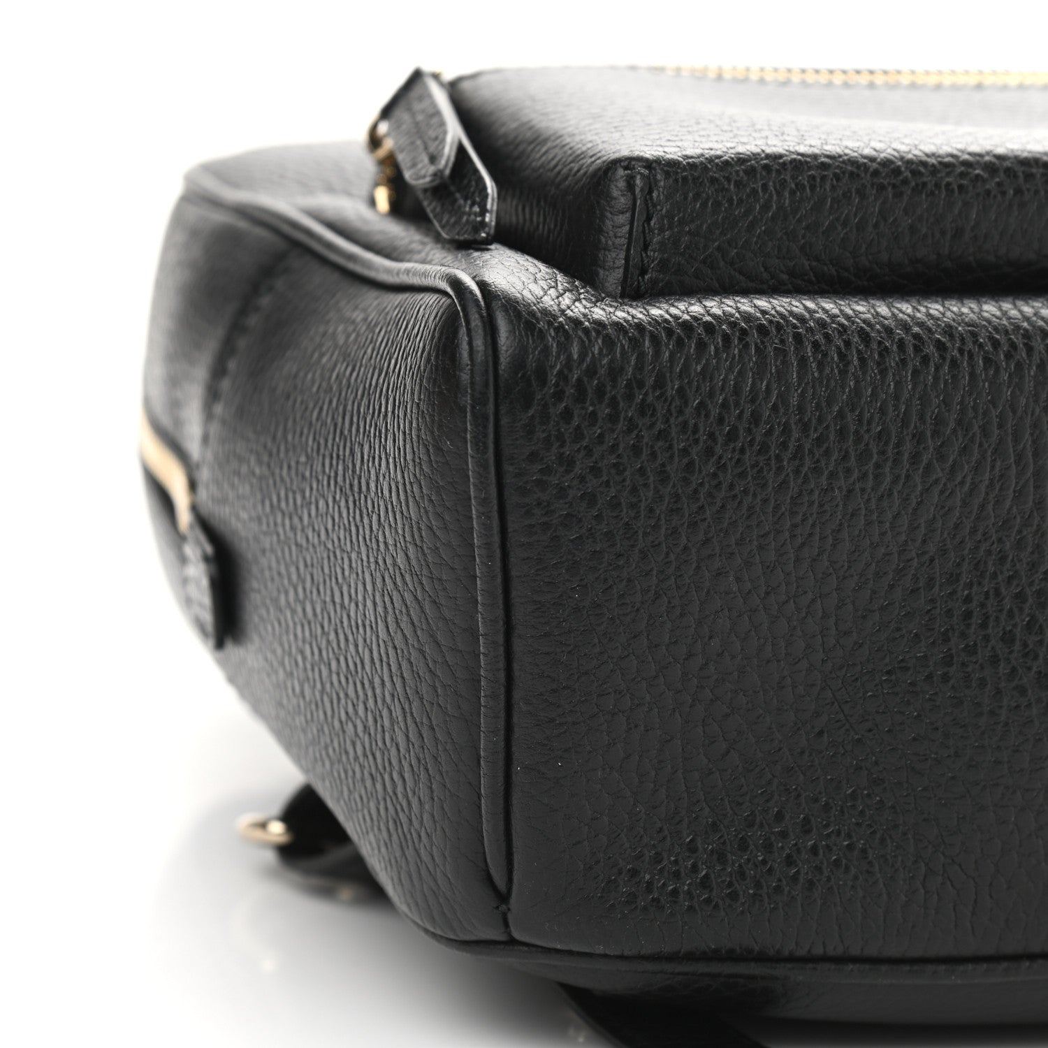 Gucci Pebbled Calfskin Soho Chain Backpack Black 8 of 10