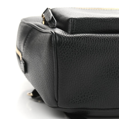 Gucci Pebbled Calfskin Soho Chain Backpack Black 8 of 10