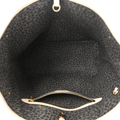 Louis Vuitton Monogram Giant Wild At Heart Neverfull MM Creme 5 of 14