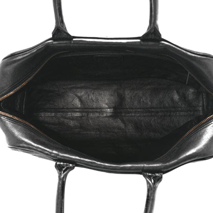 Chanel Caviar Patent Quilted Large Bowler Black 5 of 11